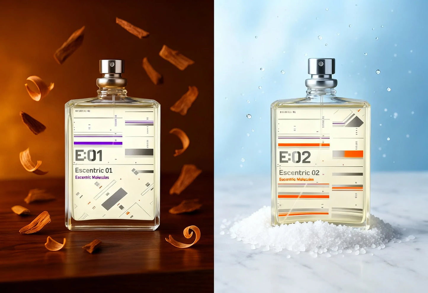 מולקולה 01 מול מולקולה 02: מה ההבדל ואיזה בושם מתאים לך?